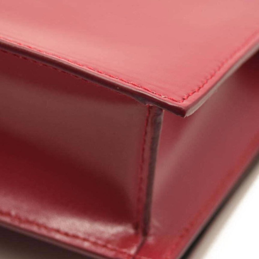 ALEXANDER MCQUEEN Skull Mini Leather Shoulder Bag In Red - Picture 8 of 15